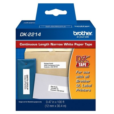 Cinta Brother DK-2214 Rollo Continuo 12mm x 30mts