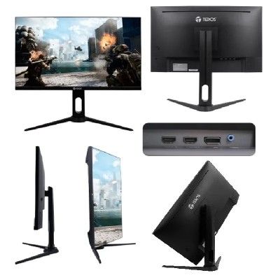 Monitor Teros TE-2752G, 27" Plano IPS, 165Hz, 1920x1080, Full HD, HDMI, DP, VESA, FREESYNC