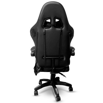 Silla DP Gamer PRO-BK luz RGB Masajeador y Parlantes Black