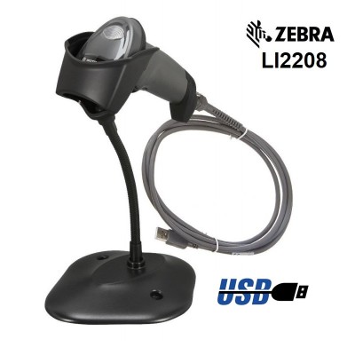 LECTOR DE CODIGO DE BARRA ZEBRA LI2208 1D / USB